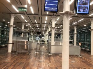 ユーロスター,出国,入国